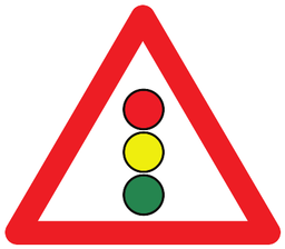Lichtzeichenanlage voraus