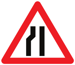 Verengung links