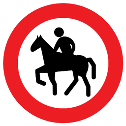 Verbot für Reiter