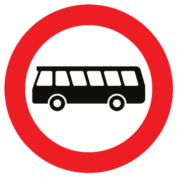 Verbot für Kraftomnibusse