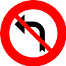 Linksabbiegen verboten