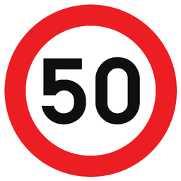 Höchstgeschwindigkeit 50 km/h
