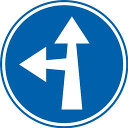 Geradeaus oder rechts