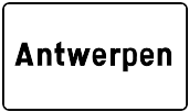 Beginn einer geschlossenen Ortschaft