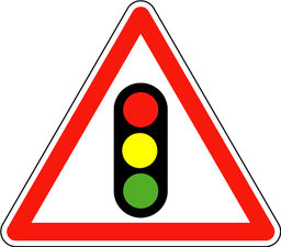 Lichtzeichenanlage voraus