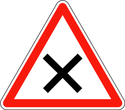 Kreuzung mit Vorfahrt von rechts