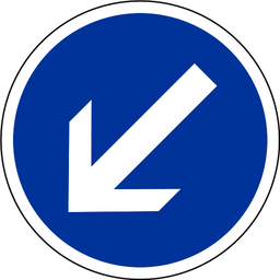 Links vorbeifahren