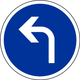 Links abbiegen