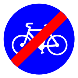Ende des Radwegs