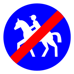 Ende des Reitwegs