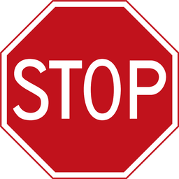 Stop. Cédez le passage