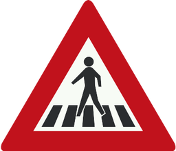 Passage piéton annoncé
