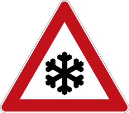 Schnee- oder Eisglätte