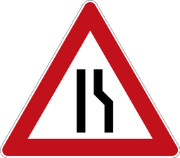 Verengung rechts