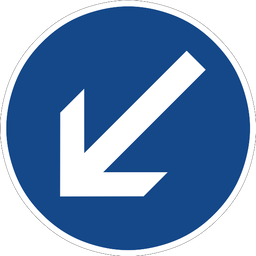 Links vorbeifahren