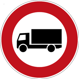 Verbot für Kraftfahrzeuge über 3,5 t