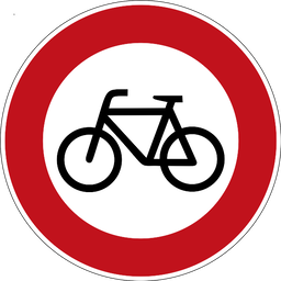 Verbot für Radverkehr