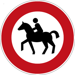 Verbot für Reiter