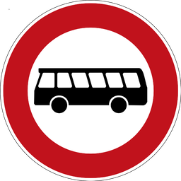 Verbot für Kraftomnibusse