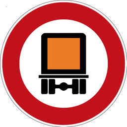 Verbot für kennzeichnungspflichtige Gefahrguttransporte