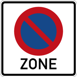 Beginn einer Haltverbotszone