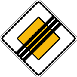 Ende der Vorfahrtstraße