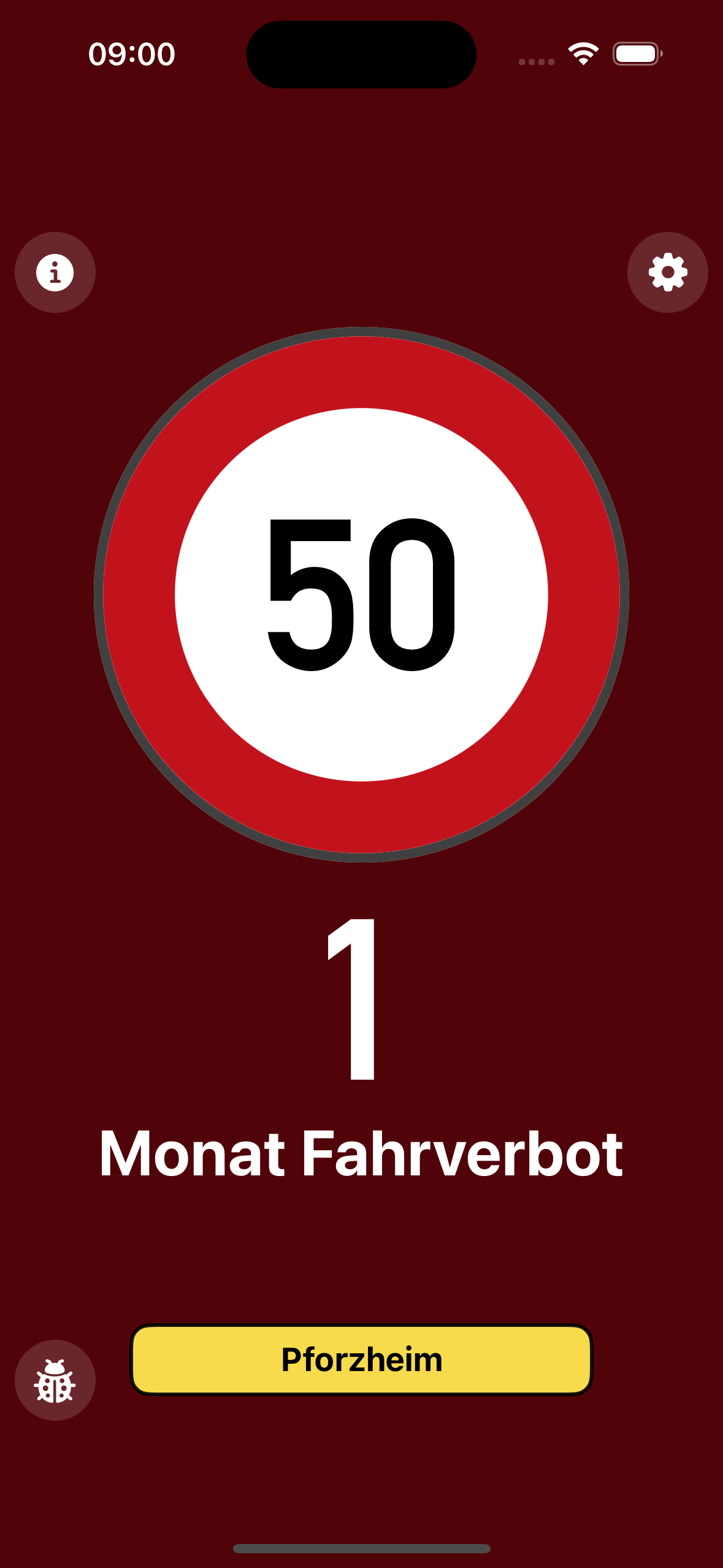 Warnstufe 3: Fahrverbot